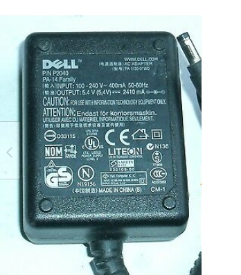 New DELL PA-1130-01WD P2040 AC ADAPTER 5.4V 2410mA power supply